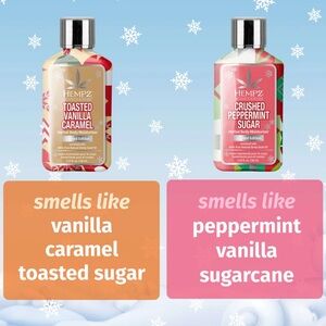 Hempz Sweet Duo Crushed Peppermint Sugar & Toasted Vanilla Caramel